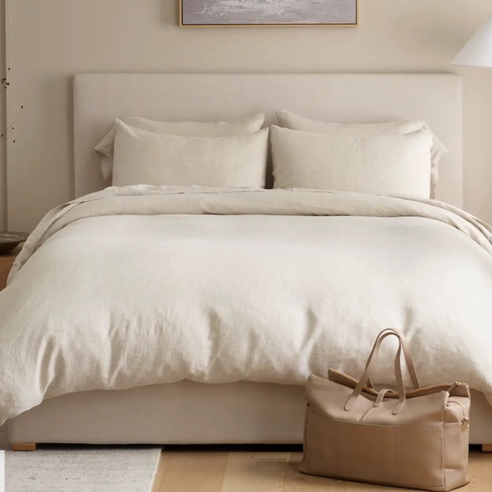 Quince European linen duvet cover
